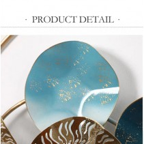 Golden Blues Ring - Wall Art