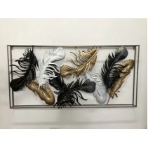 Box Framed Leave Decor - Wall Art
