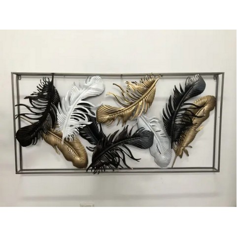 Box Framed Leave Decor - Wall Art