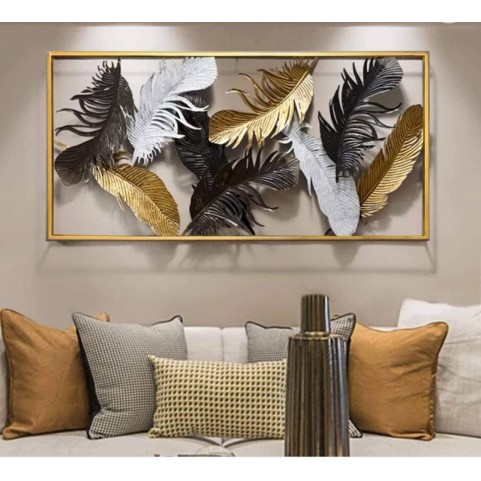 Box Framed Leave Decor - Wall Art