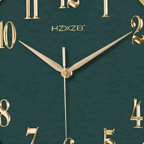Double Sided Modern Wall Clock - Green