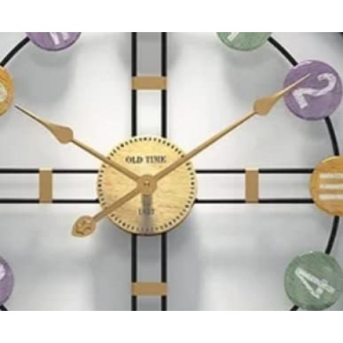 Multicolored Dials 24" Wall Clock